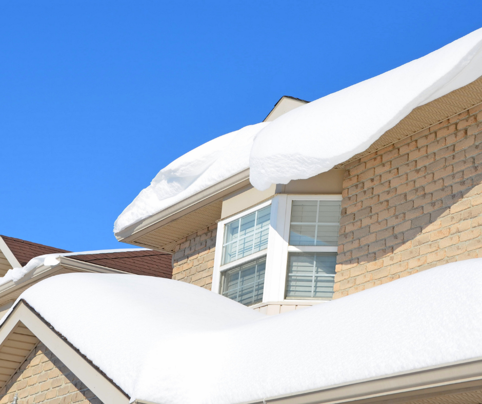 solar panels in the snow